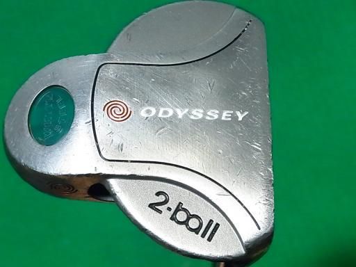 【】 オデッセイ WHITE STEEL 2・ball 33インチ パター PT スチール (フレックスその他) メンズ 男性用 右利き 右用 Dランク ゴルフクラブ
