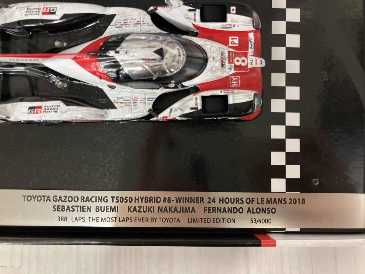 Spark model 1/43 TOYOTA GAZOO RACING TS050 HYBRID 2018