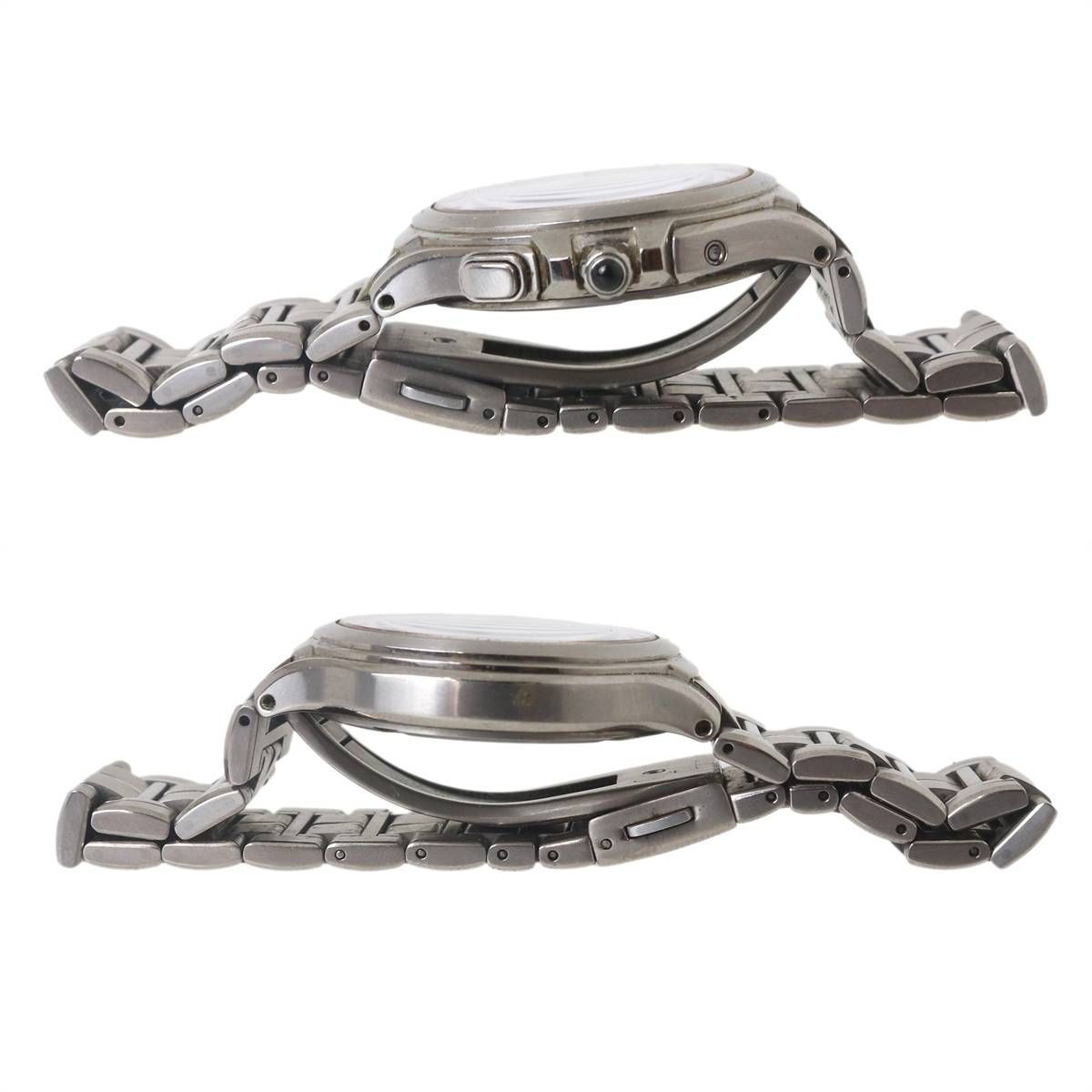  CITIZEN シチズン EXCEED エクシード エコドライブ シェル文字盤 メンズ 腕時計 3 N 1206 GN-4-S シルバー×文字盤シェル H 410-T 003826 腕回り約19 cm NT Bランク 腕時計(デジタル) 時計