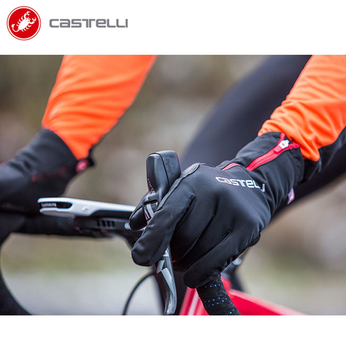 CASTELLI 18526 SPETTACOLO RoS GLOVE カステリ スペッターコロ ロス 長指グローブ BRIGHTFACE_UK