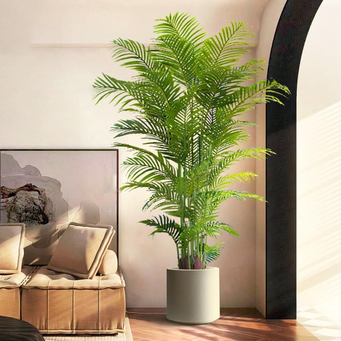 人工観葉植物 フェイクグリーン アレカヤシ 140cm 1台 観葉植物 フェイクグリーン 人工観葉植物 人工樹木 大型 ヤシ