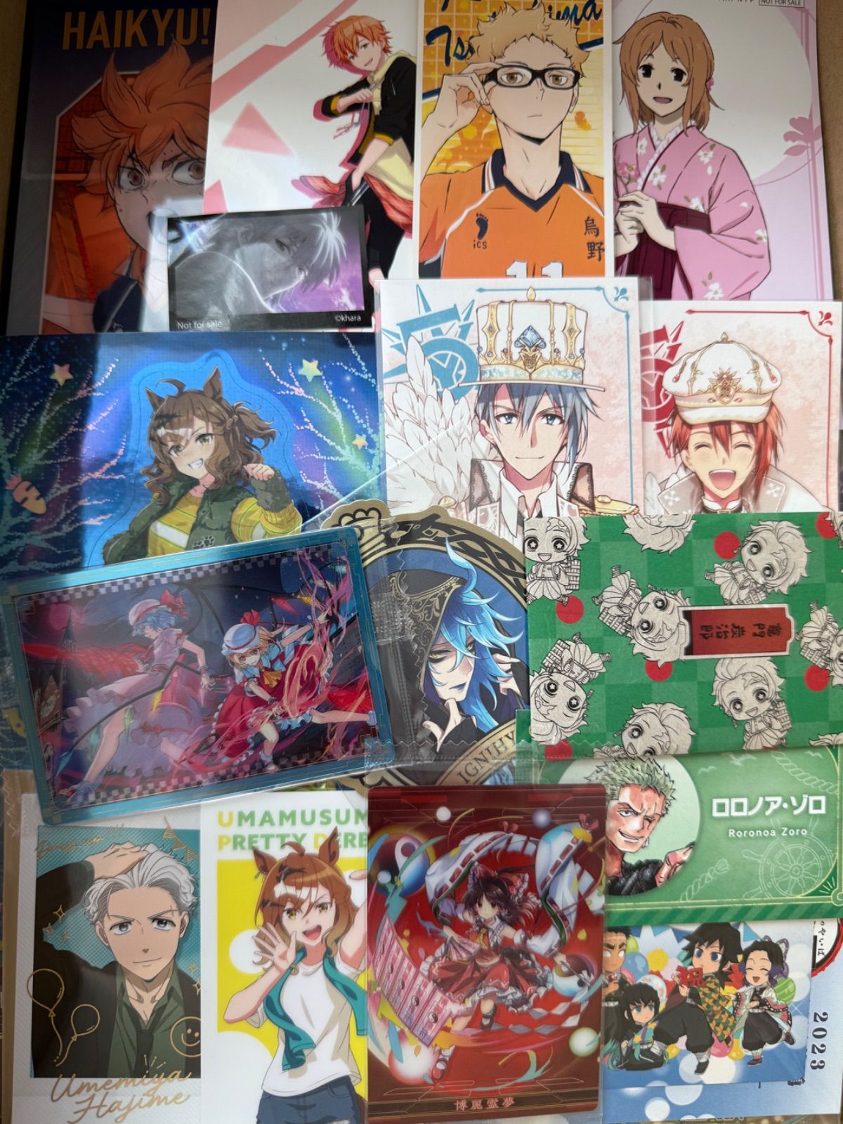 紙類 アニメ ゲーム まとめ売り 大量 コースター ポストカード