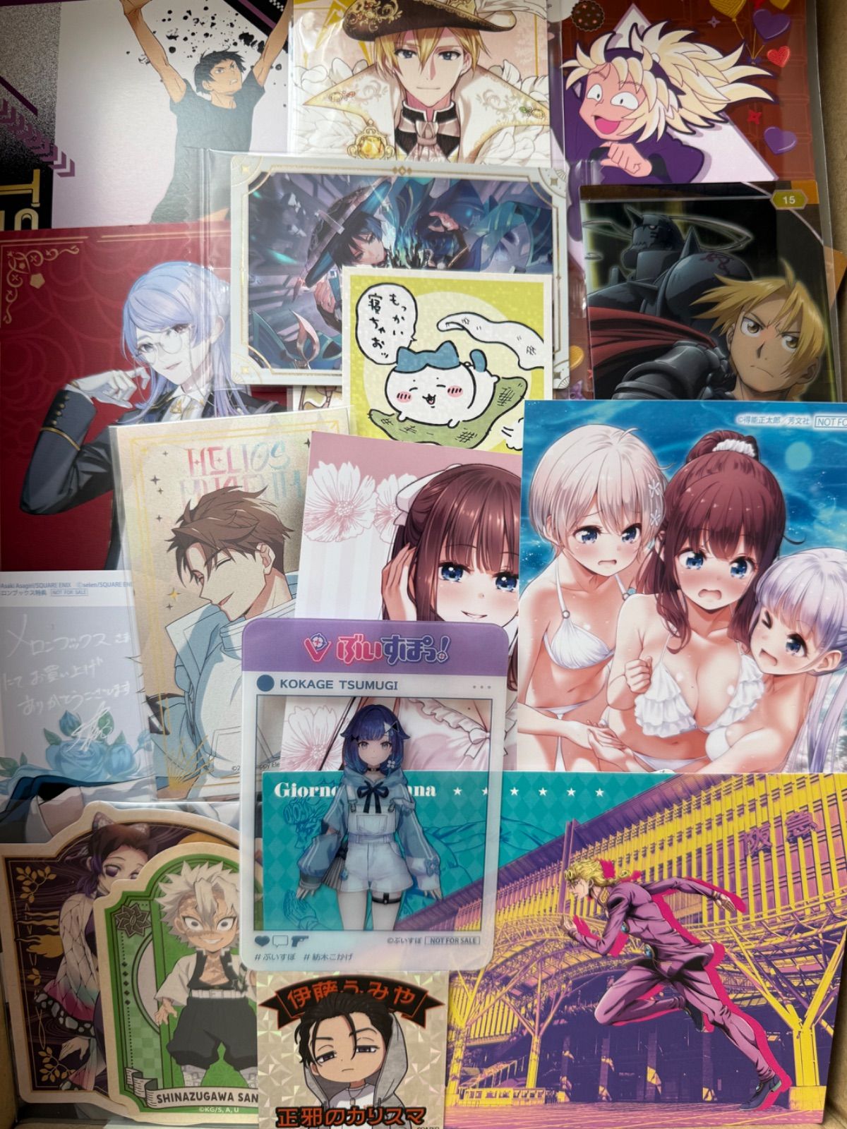 紙類 アニメ ゲーム まとめ売り 大量 コースター ポストカード