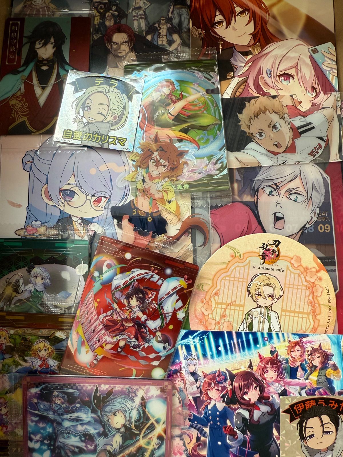 紙類 アニメ ゲーム まとめ売り 大量 コースター ポストカード