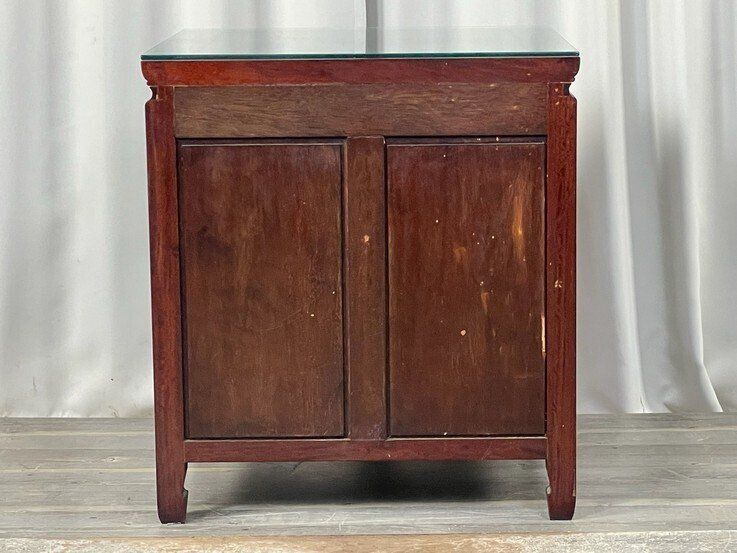 GR99 唐木家具 花梨材 総無垢 ナイト テーブル サイド 小物入れ 神奈川県秦野市 A1 MARWIL-DEMENAGEMENTS_CH