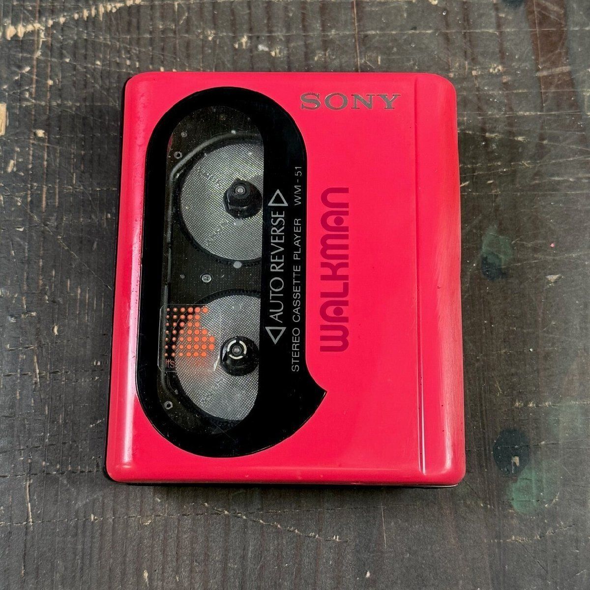 F1728 WALKMAN WM-51 ウォークマン ピンク SONY ソニー ジャンク