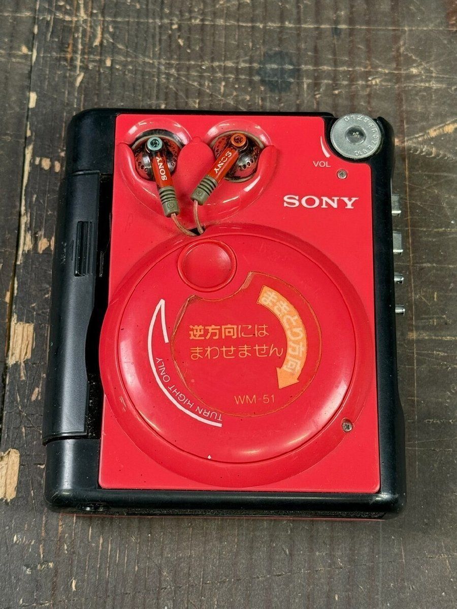 F1728 WALKMAN WM-51 ウォークマン ピンク SONY ソニー ジャンク