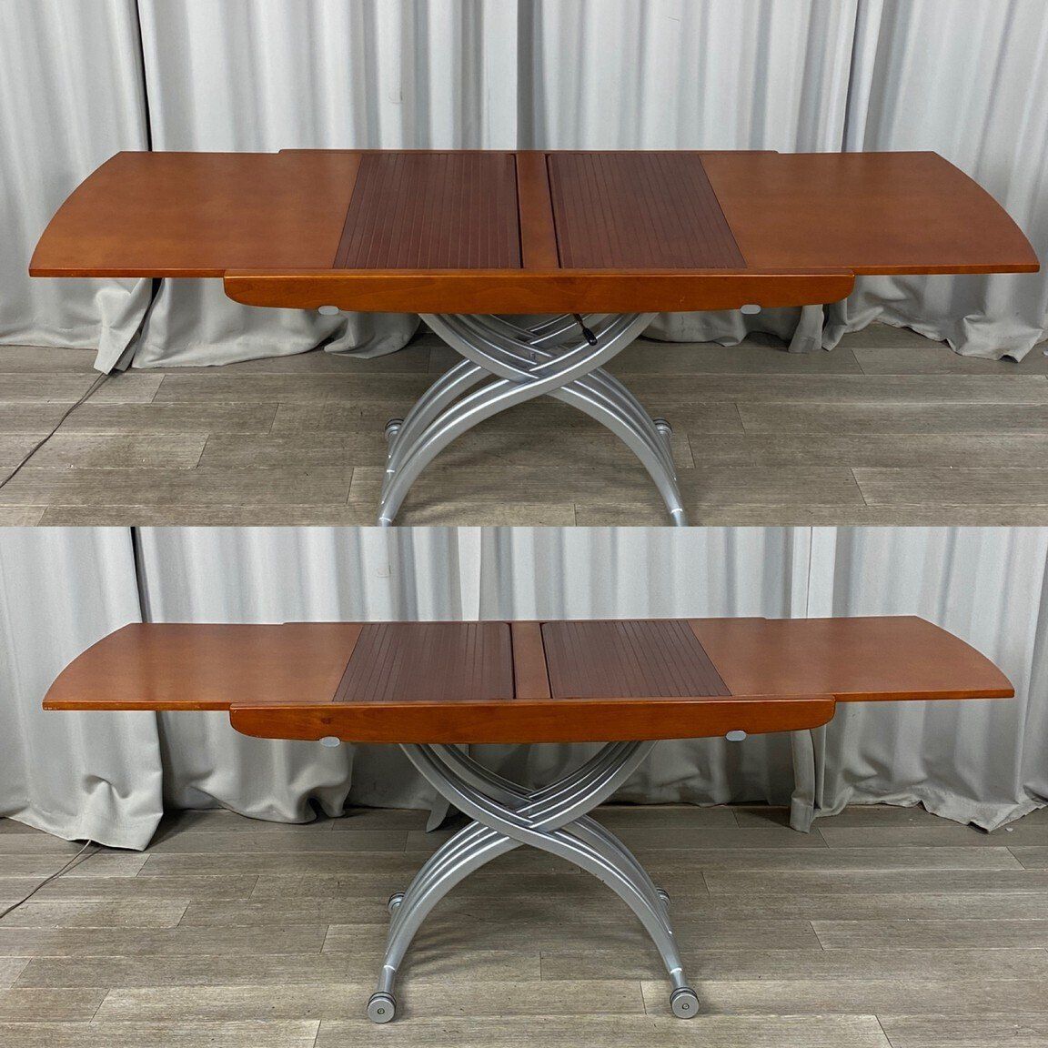 GT80 OZZIO リフティング テーブル センター 伸長式 ダイニング リビング オッジオ 蛇腹 エクステンション ロー イタリア 神奈川県秦野市 A3