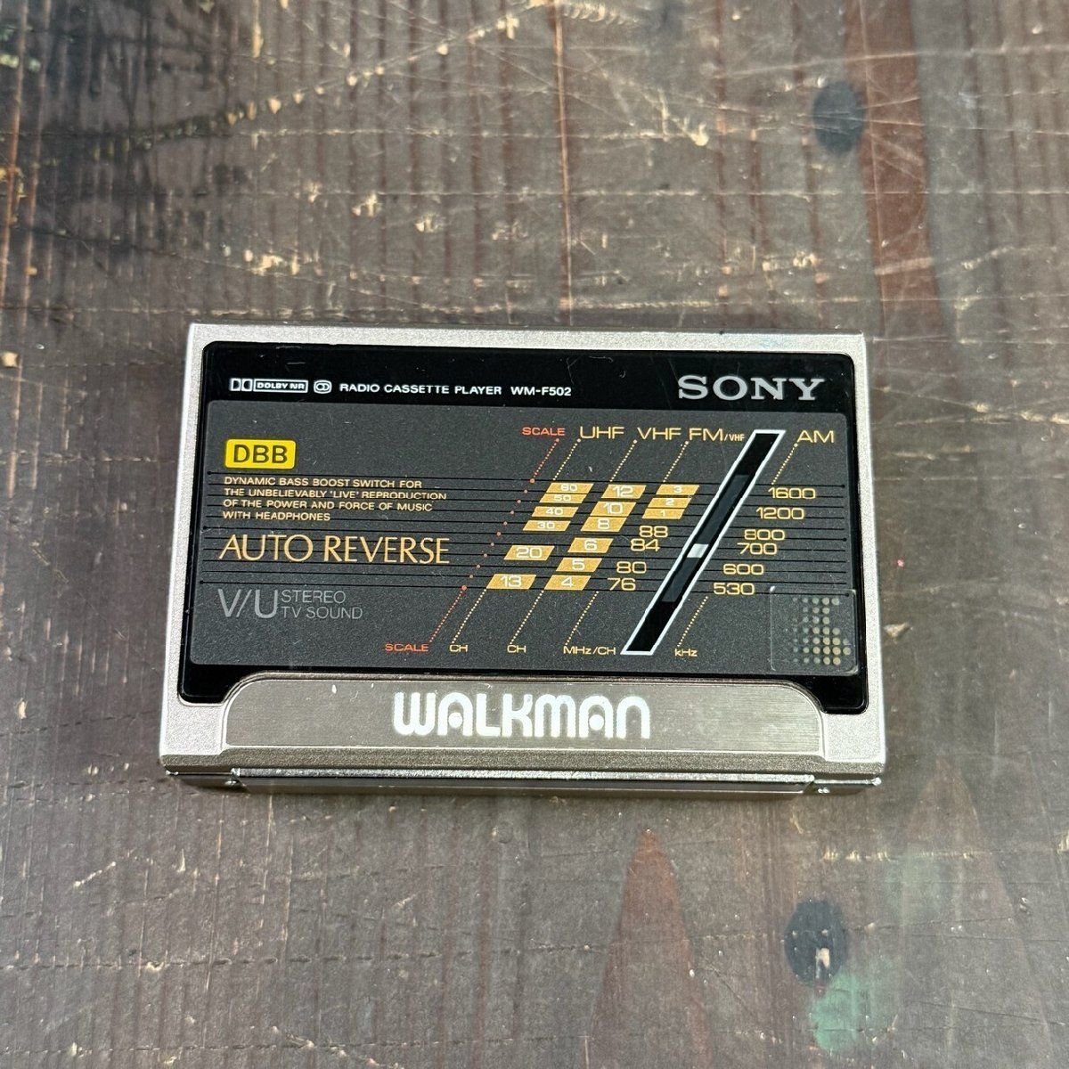 F1729 WALKMAN WM-F502 ウォークマン SONY ソニー ジャンク 現状品 M1