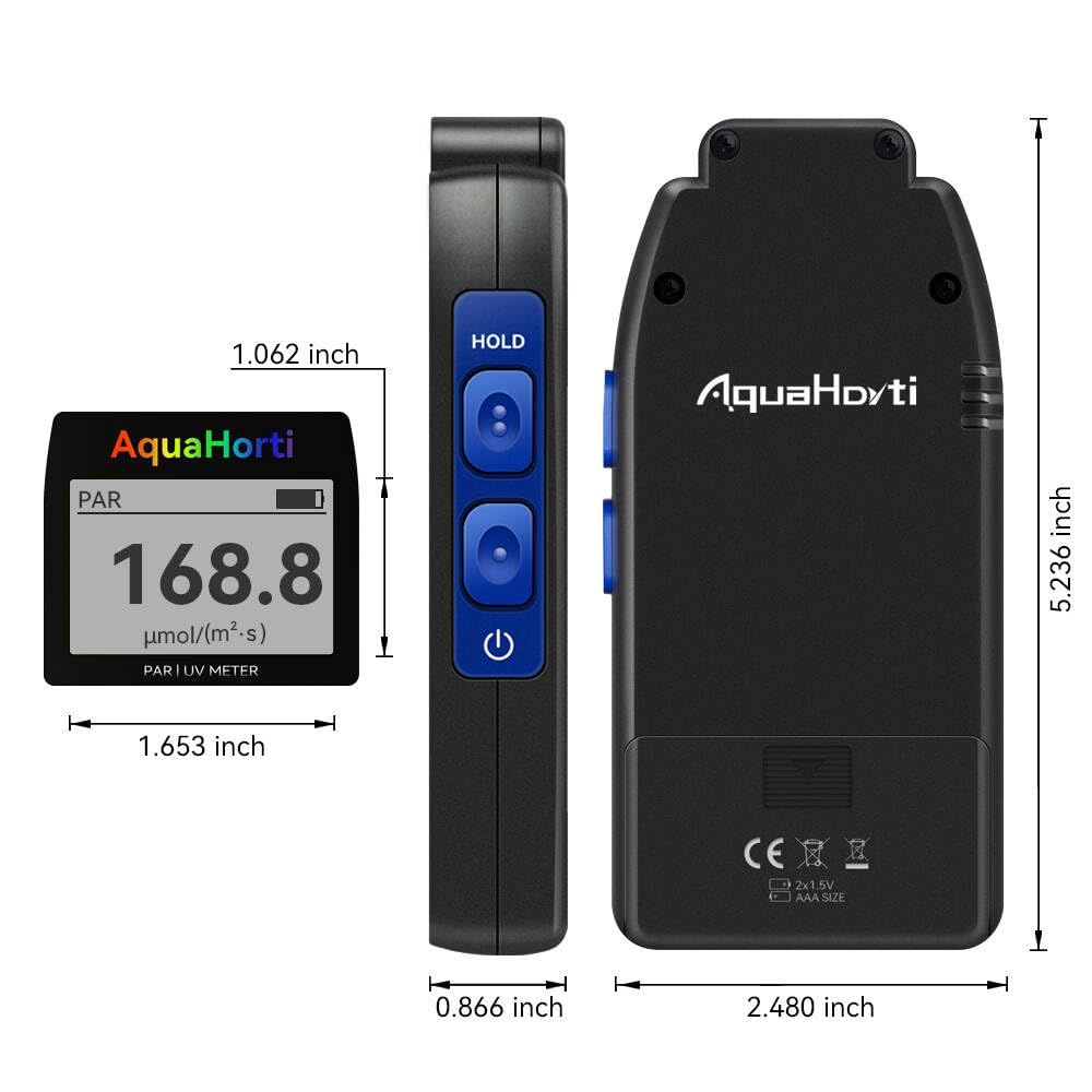 の放射照度強度をテストします グローライトでR