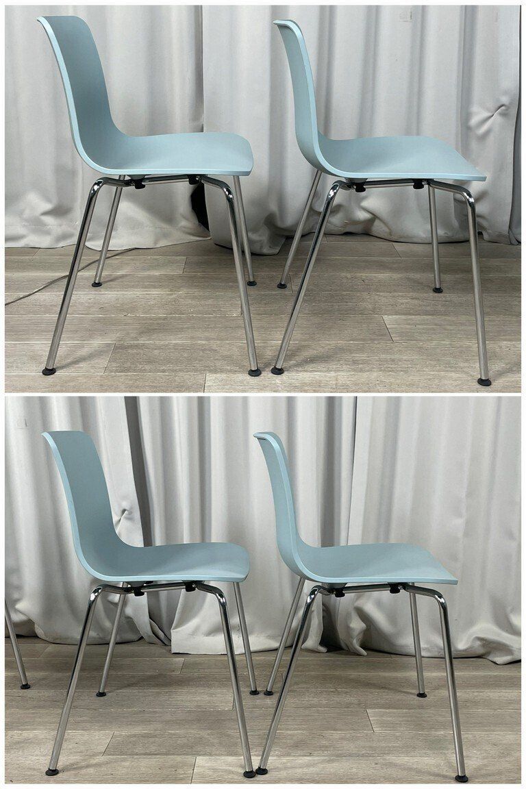 GU38 vitra. HAL ヴィトラ スタッキング ダイニング チェア 4脚 セット ハル 神奈川県秦野市 S8