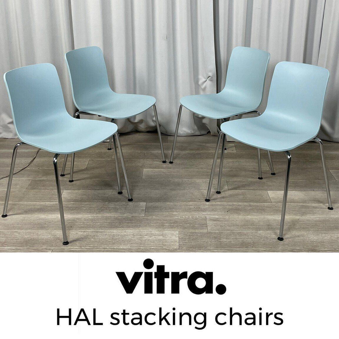 GU38 vitra. HAL ヴィトラ スタッキング ダイニング チェア 4脚 セット ハル 神奈川県秦野市 S8