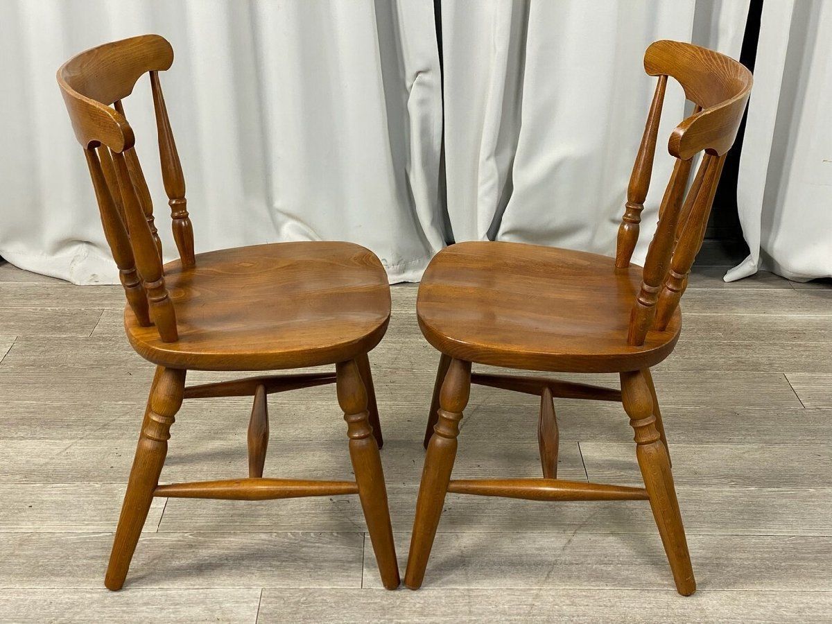 XC44 柏木工 ダイニング チェア2脚セット ウィンザー KASHIWA 神奈川県秦野市 S7