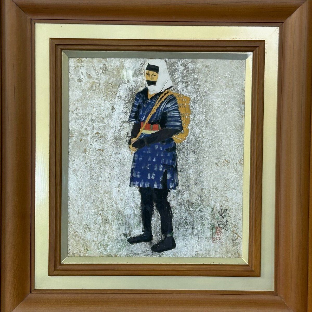 XC57 日本画 成澤翠映 庄内おば古 師 新井勝利 日本美術院院友 成澤喜三郎 神奈川県秦野市 M6