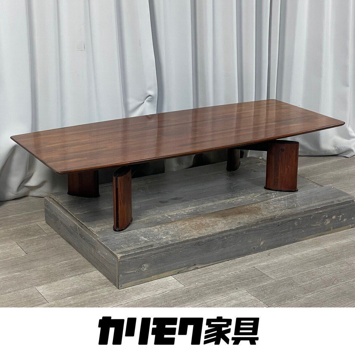 XC65 カリモク ビベンテ ブビンガ材 センターテーブル A3