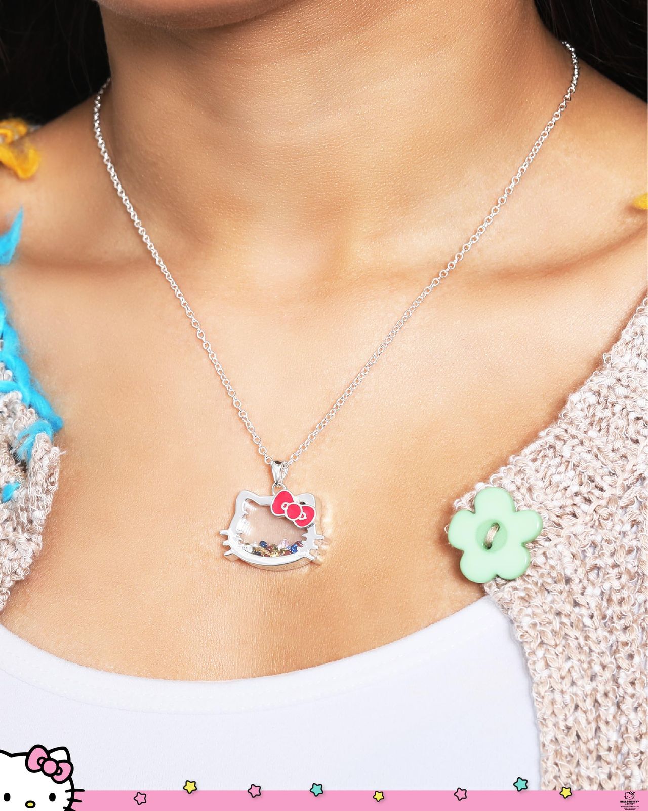 シルバーメッキネックレス