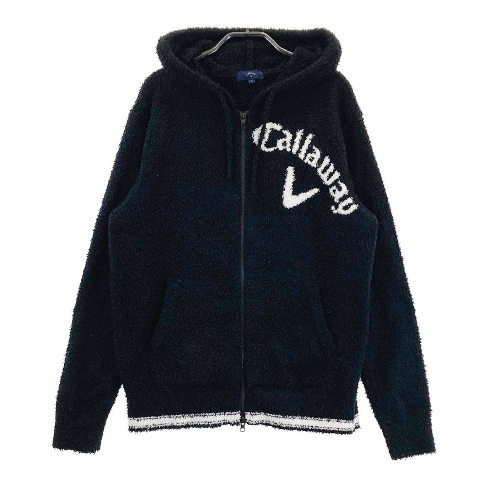 サイズ L CALLAWAY キャロウェイ ボアニットパーカー ブラック系 240101399619 ゴルフウェア メンズ ストスト