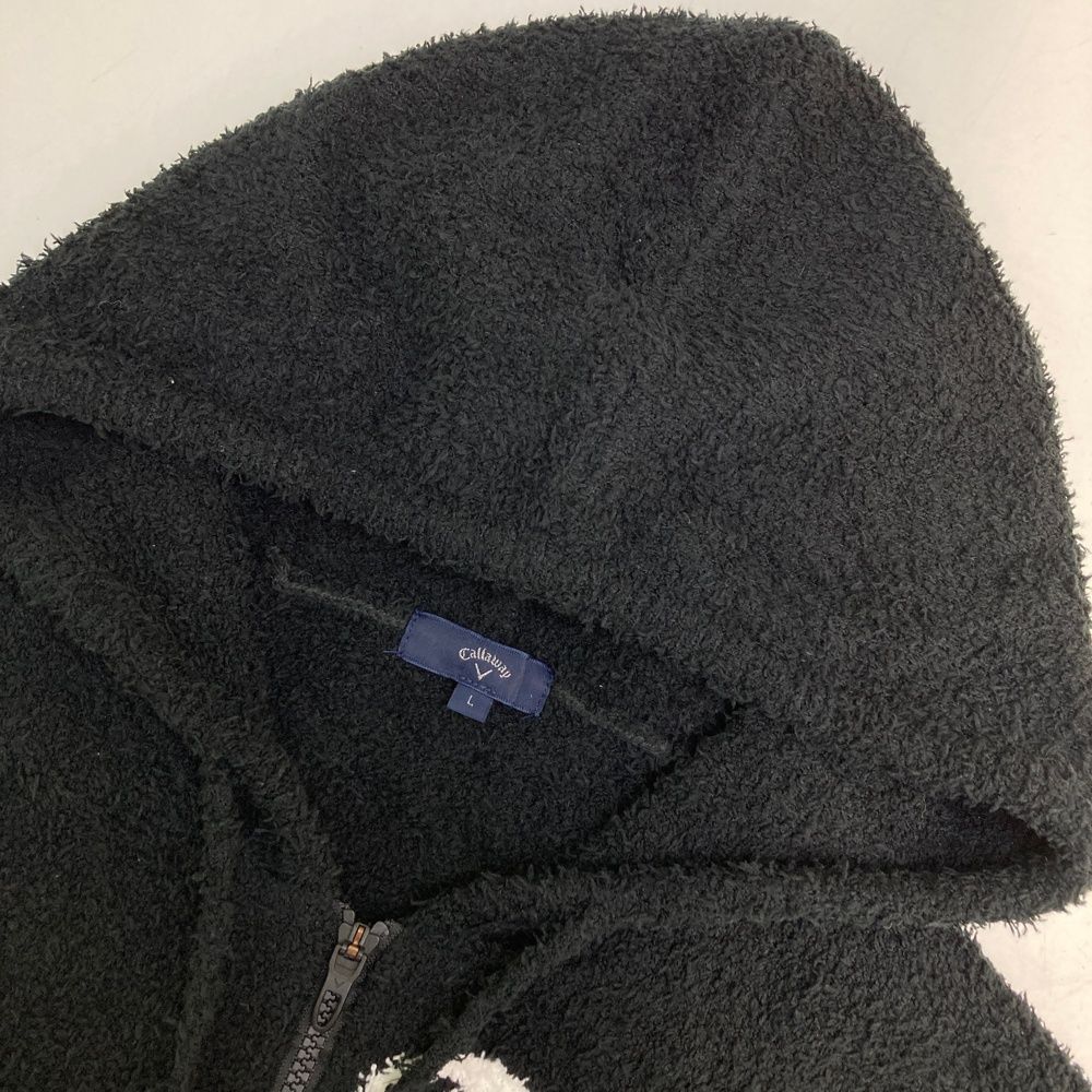 サイズ L CALLAWAY キャロウェイ ボアニットパーカー ブラック系 240101399619 ゴルフウェア メンズ ストスト LLC-HASEGAWATOSO_COM