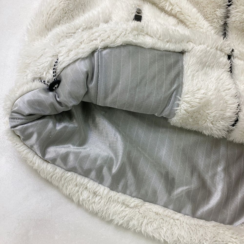 サイズ 4 RUSSELUNO ラッセルノ CIDAM 蓄熱 2WAY ボアベスト ジャケット ルチャ ストライプ柄 ホワイト系 240101403182 ゴルフウェア メンズ ストスト LLC-HASEGAWATOSO_COM