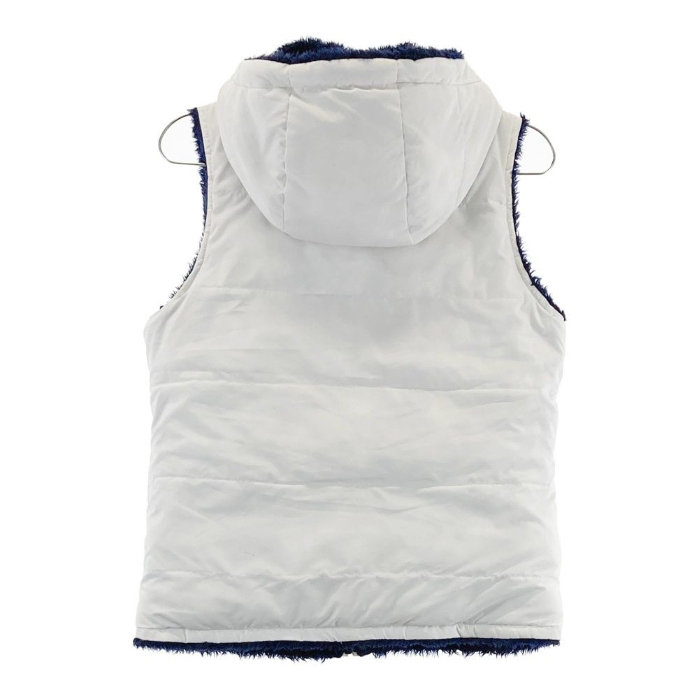 サイズ S BEAMS GOLF ビームスゴルフ リバーシブル 中綿ボアベスト ホワイト系 240101415470 ゴルフウェア レディース ストスト
