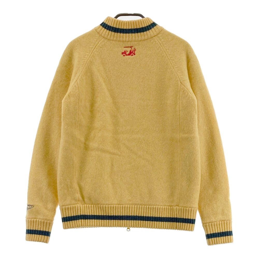 サイズ L BEAMS GOLF ビームスゴルフ 蓄熱 ウール ニットジャケット イエロー系 240101426384 ゴルフウェア レディース ストスト