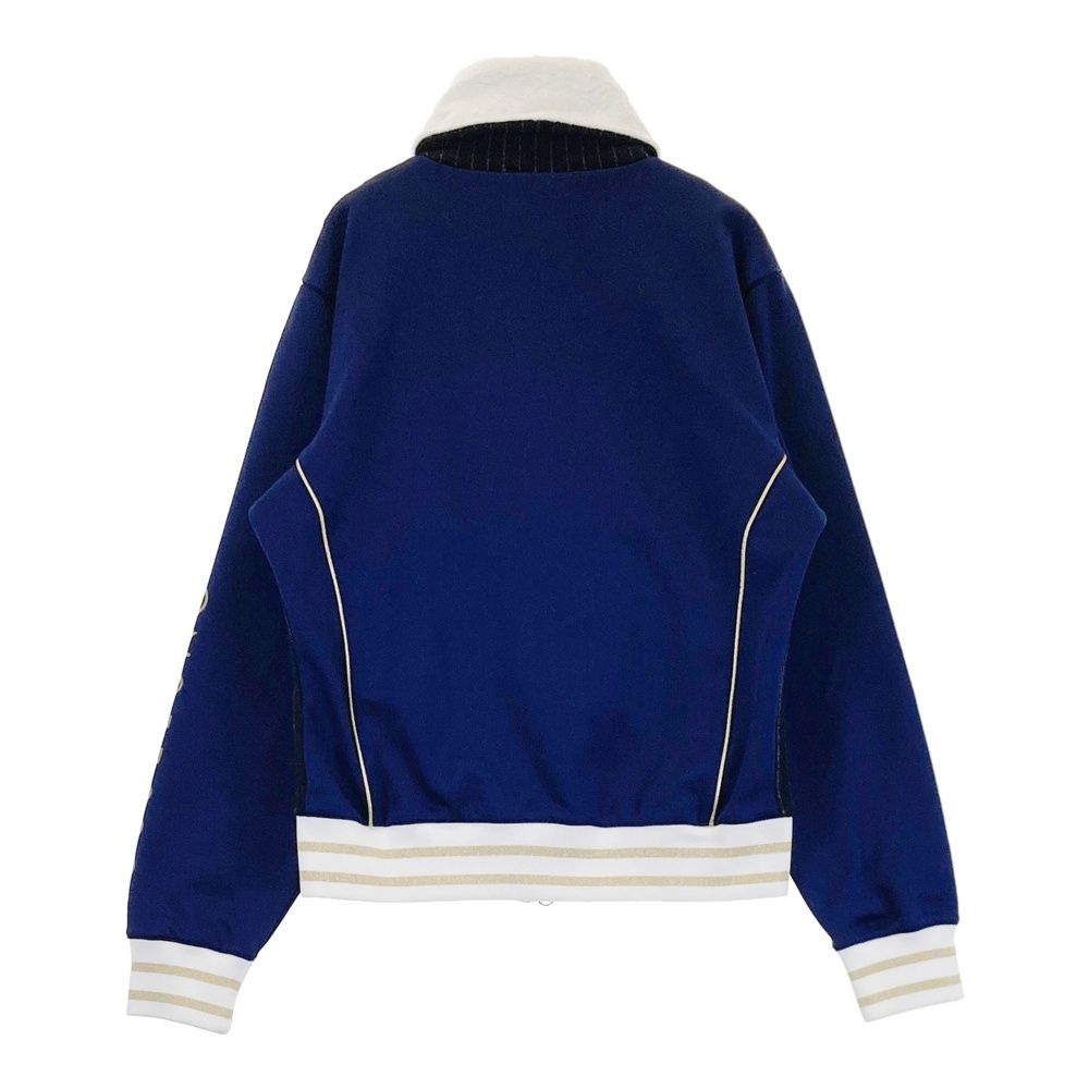 サイズ 2 RUSSELUNO ラッセルノ ジップジャケット フリース切替 ストライプ柄 ネイビー系 240101434533 ゴルフウェア レディース ストスト