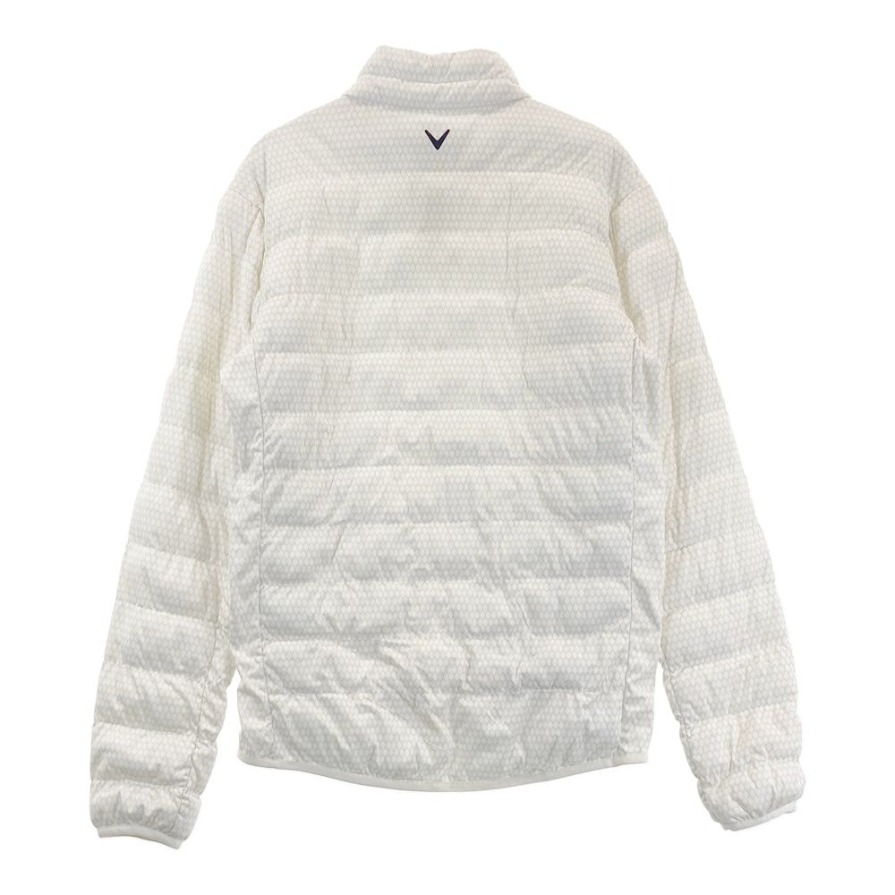 サイズ L CALLAWAY キャロウェイ 長袖中綿ジャケット 総柄 ホワイト系 240101445422 ゴルフウェア メンズ ストスト