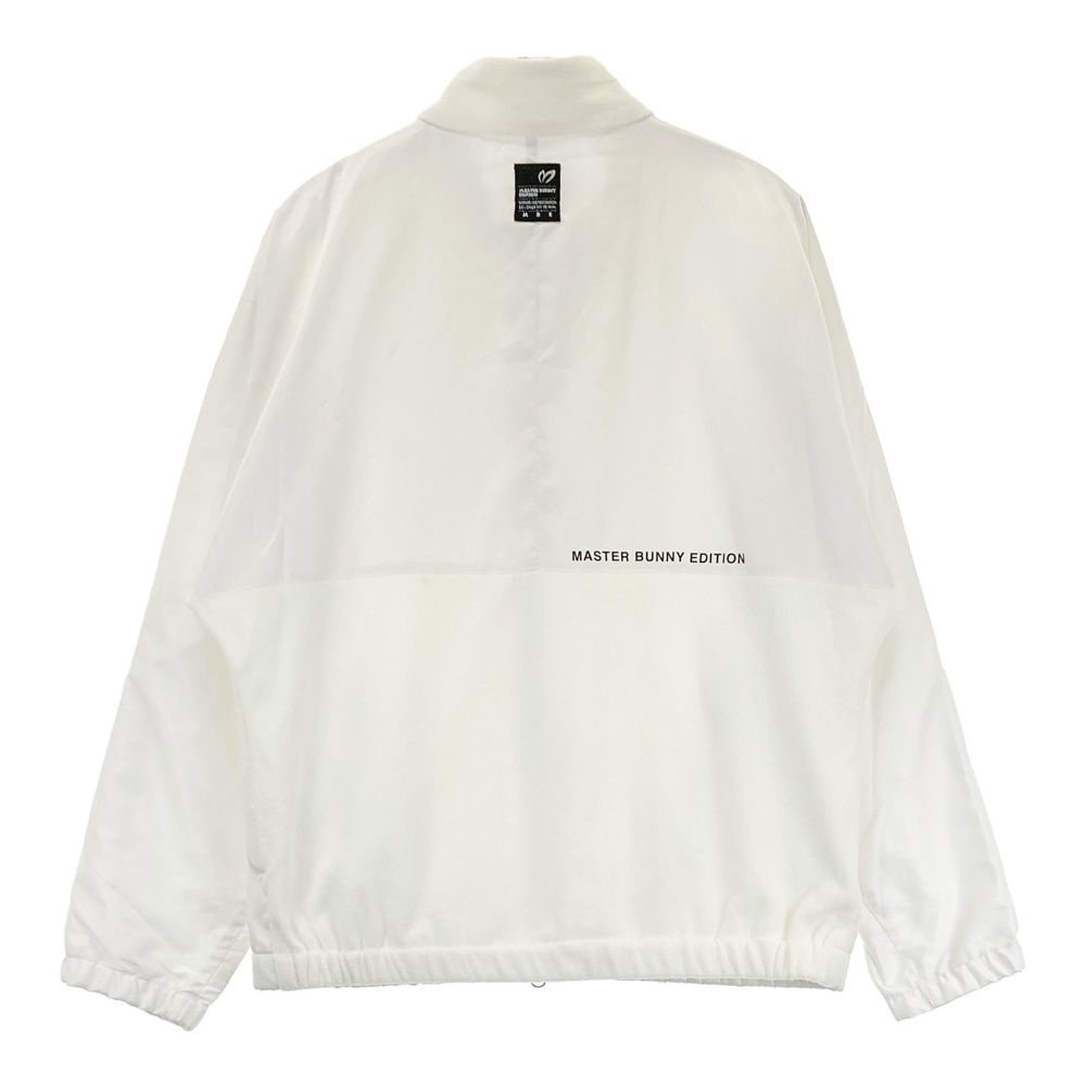 サイズ 6 MASTER BUNNY EDITION マスターバニーエディション フリース切替 ジップジャケット ホワイト系 240101450692 ゴルフウェア メンズ ストスト