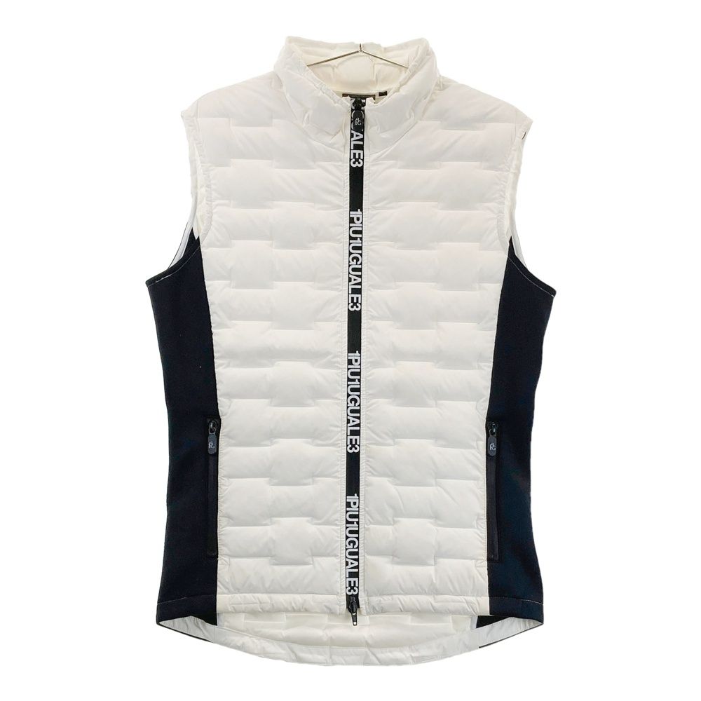 サイズ 4 1PIU1UGUALE3 GOLF 切替 ダウン ジップベスト ホワイト系 240101460171 ゴルフウェア メンズ ストスト