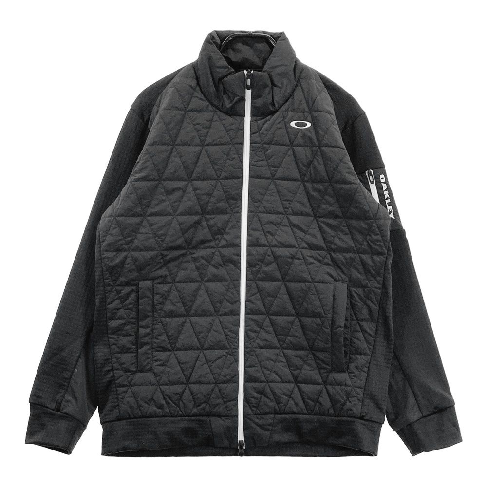 【マスターバニーエディション 】美品ジップ　ブルゾン　サイズ4 蓄熱　総柄 マスターバニー ジップパーカー 黒×白 ロゴ総柄 ブルゾン メンズ 6(XL