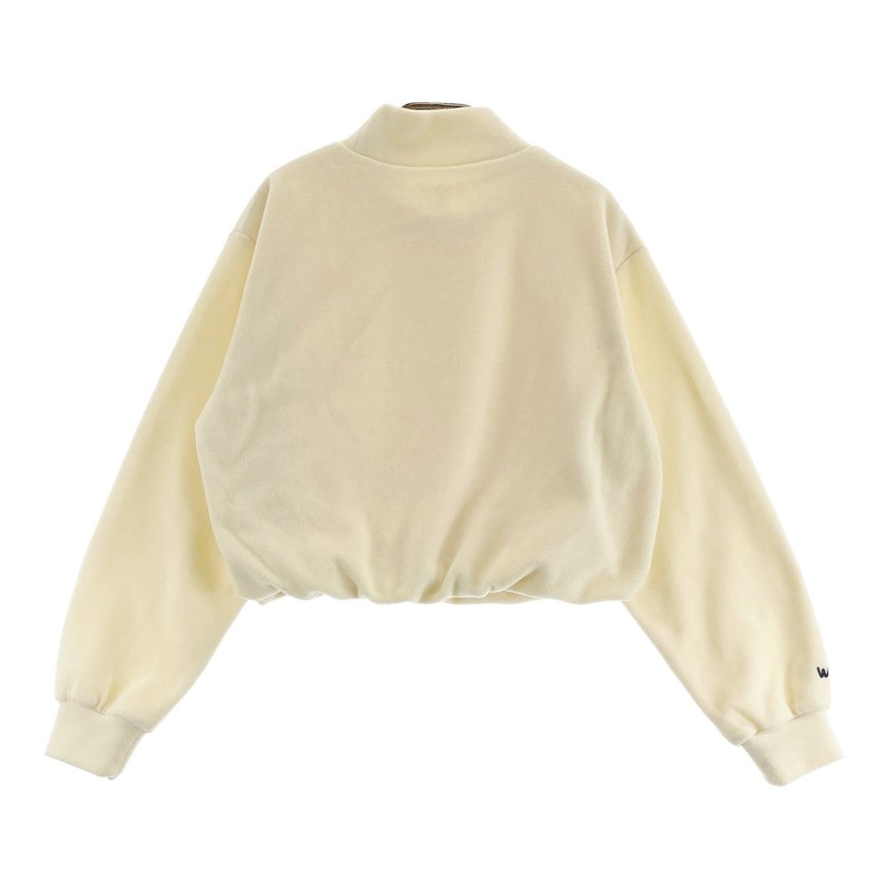 サイズ：1 WAAC ワック 裏地付 フリース 長袖プルオーバー イエロー系