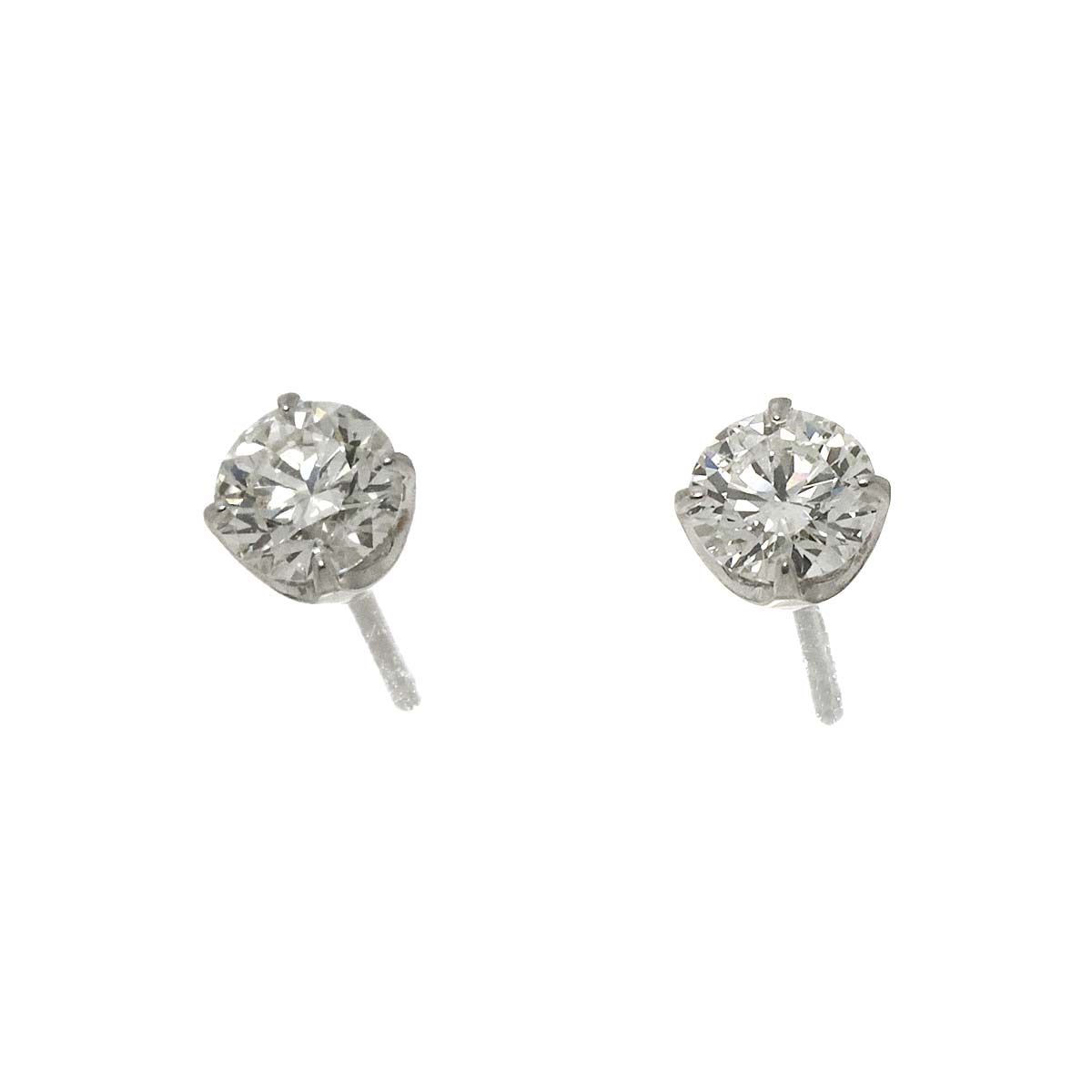 ダイヤ 0.20ct 0.20ct ピアス Pt プラチナ Diamond Earrings Pierced 90300440