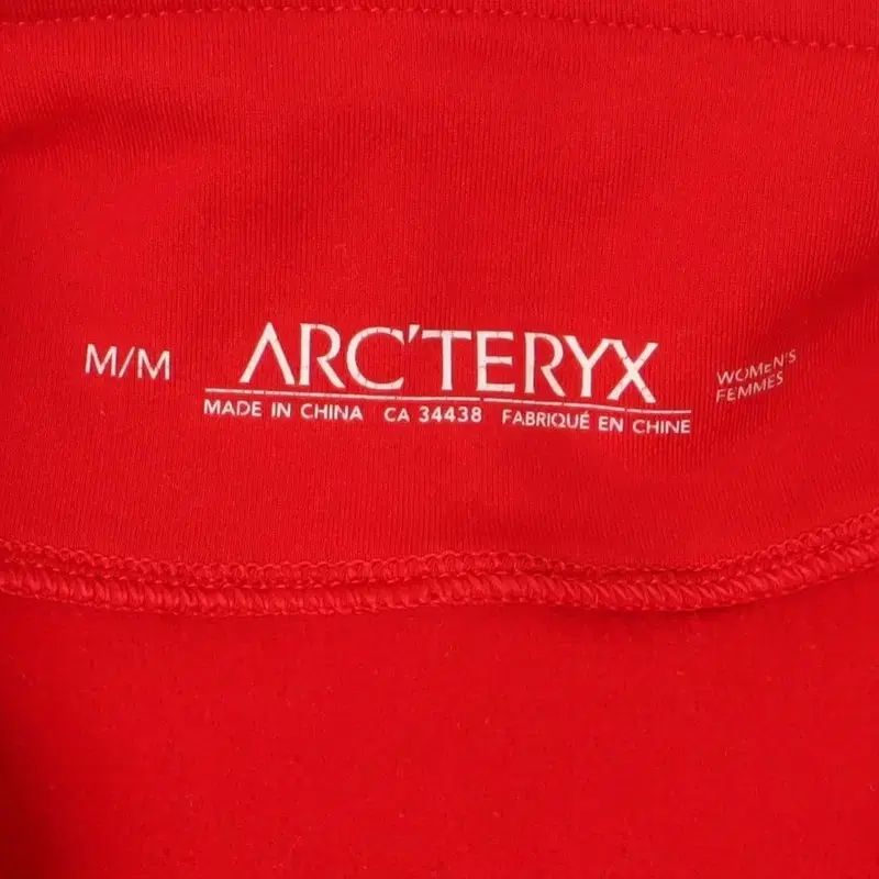  ARC TERYX ウィメンズ レッド 씬 ハーフ フリース 長袖 Tシャツ カットソー