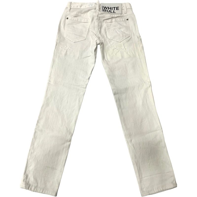 DSQUARED 2（ディースクエアード) WHITE BULL スリムデニムパンツ（34