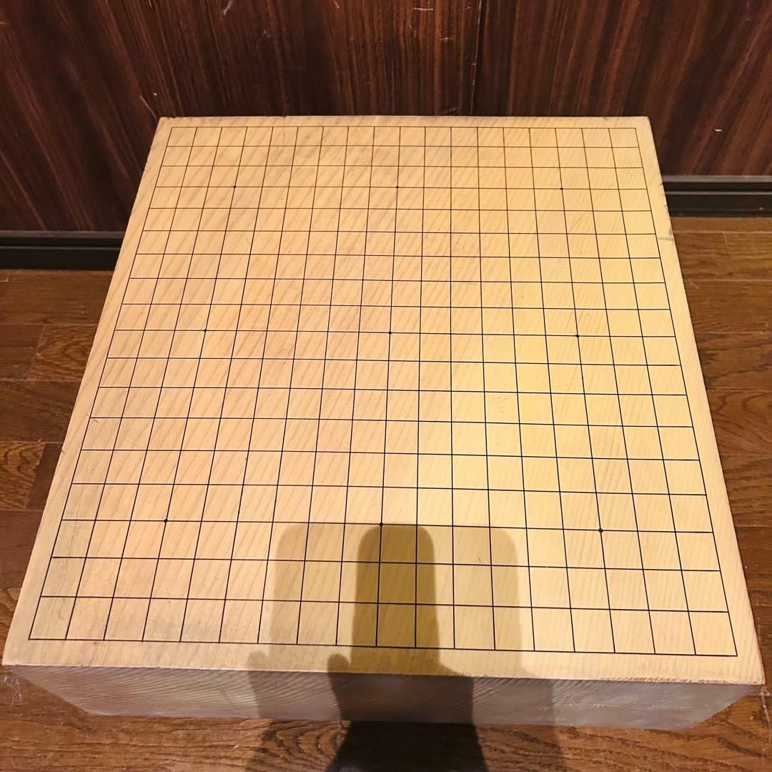 囲碁盤 脚付き へそ付き 年代物 囲碁 碁石セット 蛤 那智黒