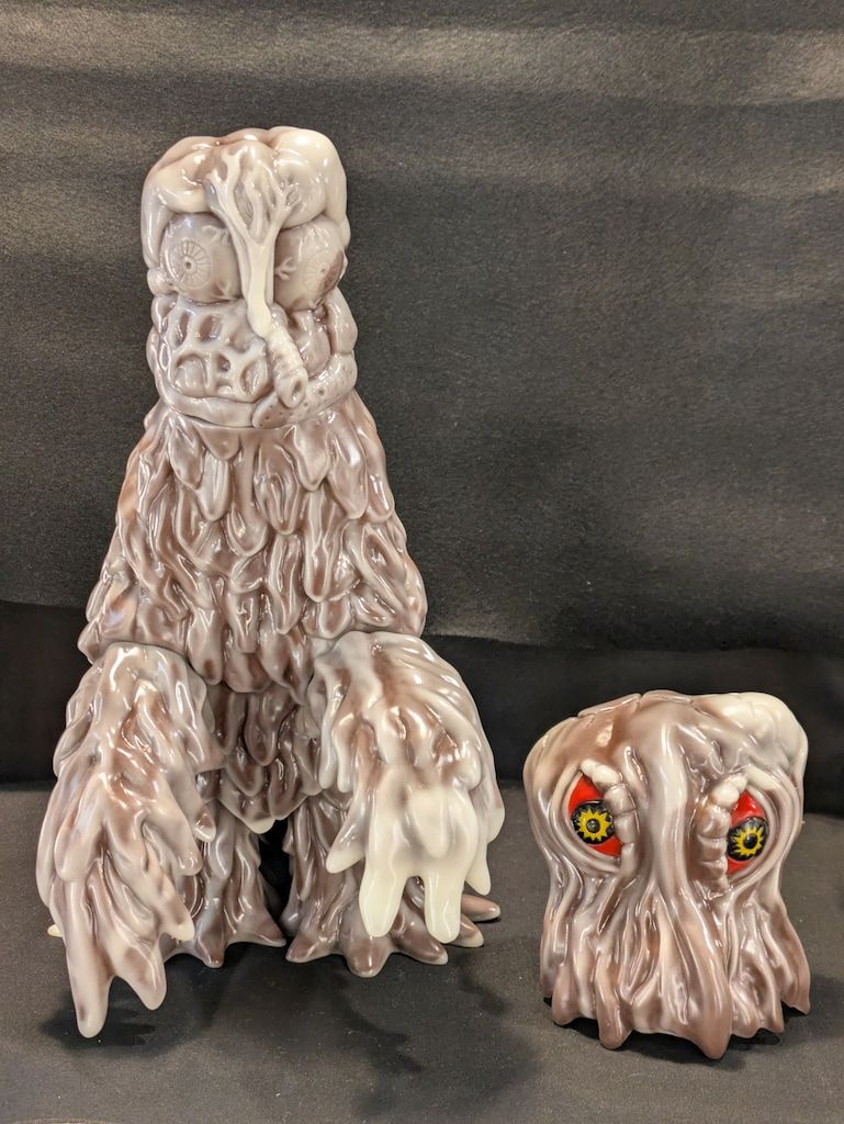 マルサン 世紀の大怪獣 ヘドラ 450 The Phantom Brown GID Marble Ver