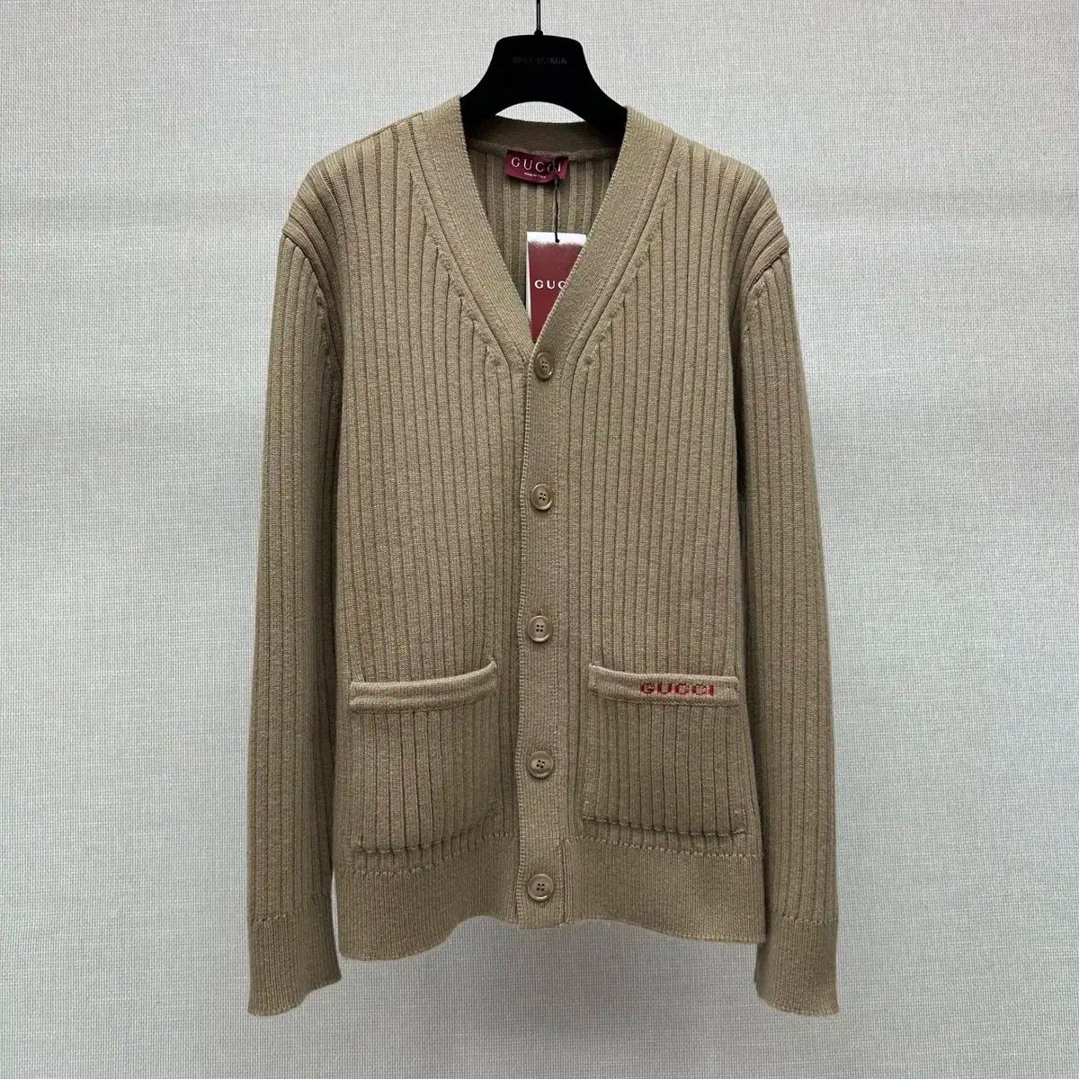 グッチ ユニセックス カジュアル ロゴ ニット カーディガン