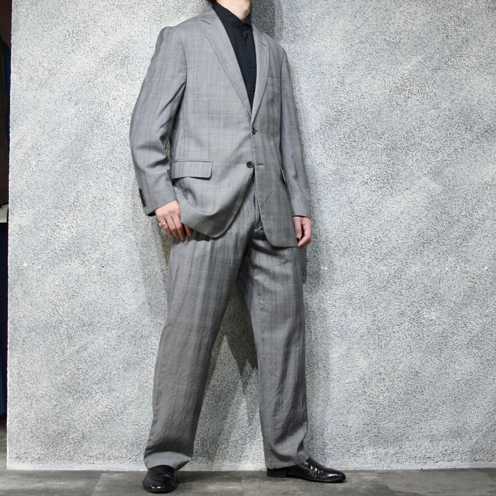 グレンチェック セットアップ