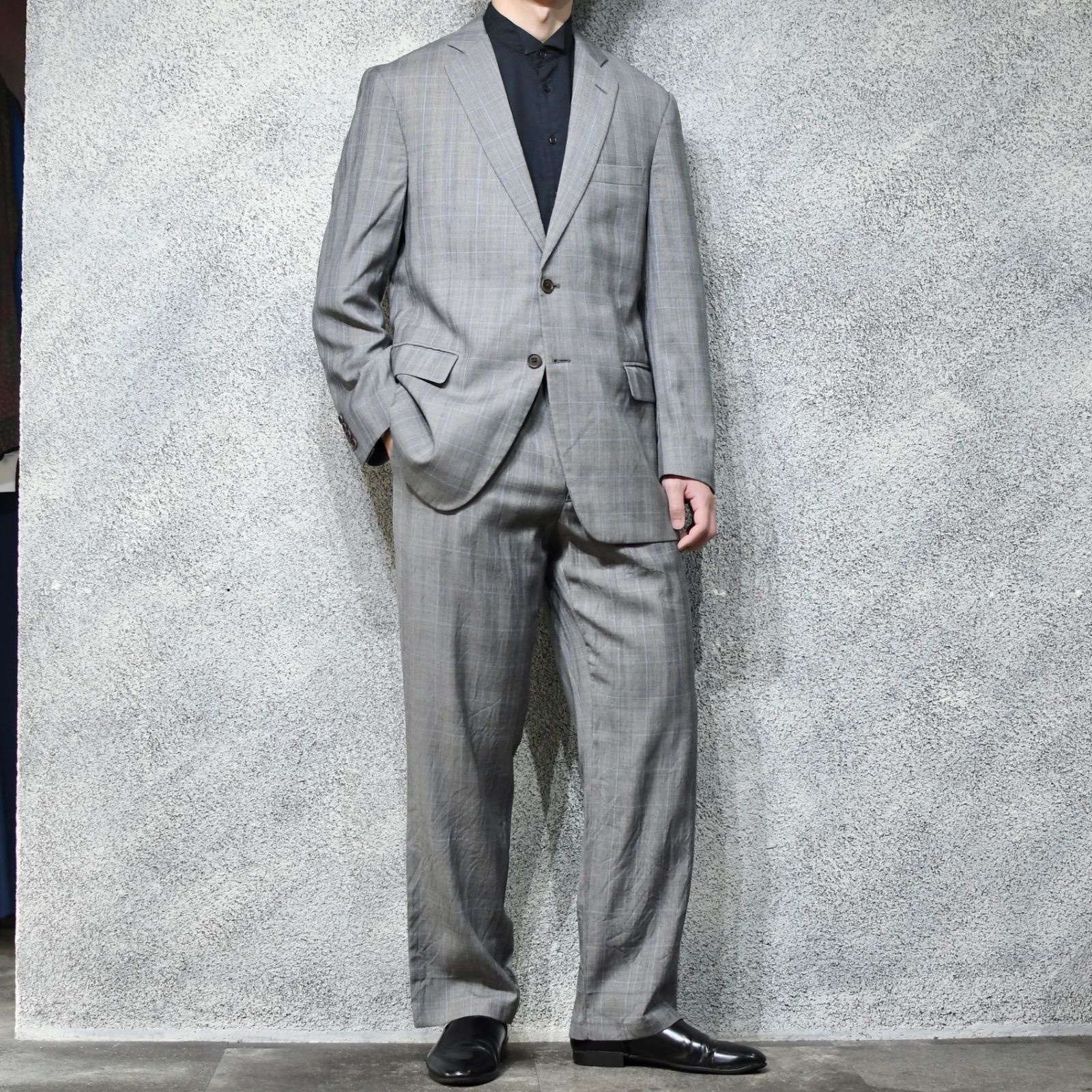 古着 Brooks Brothers 1818 collection グレンチェック セットアップ