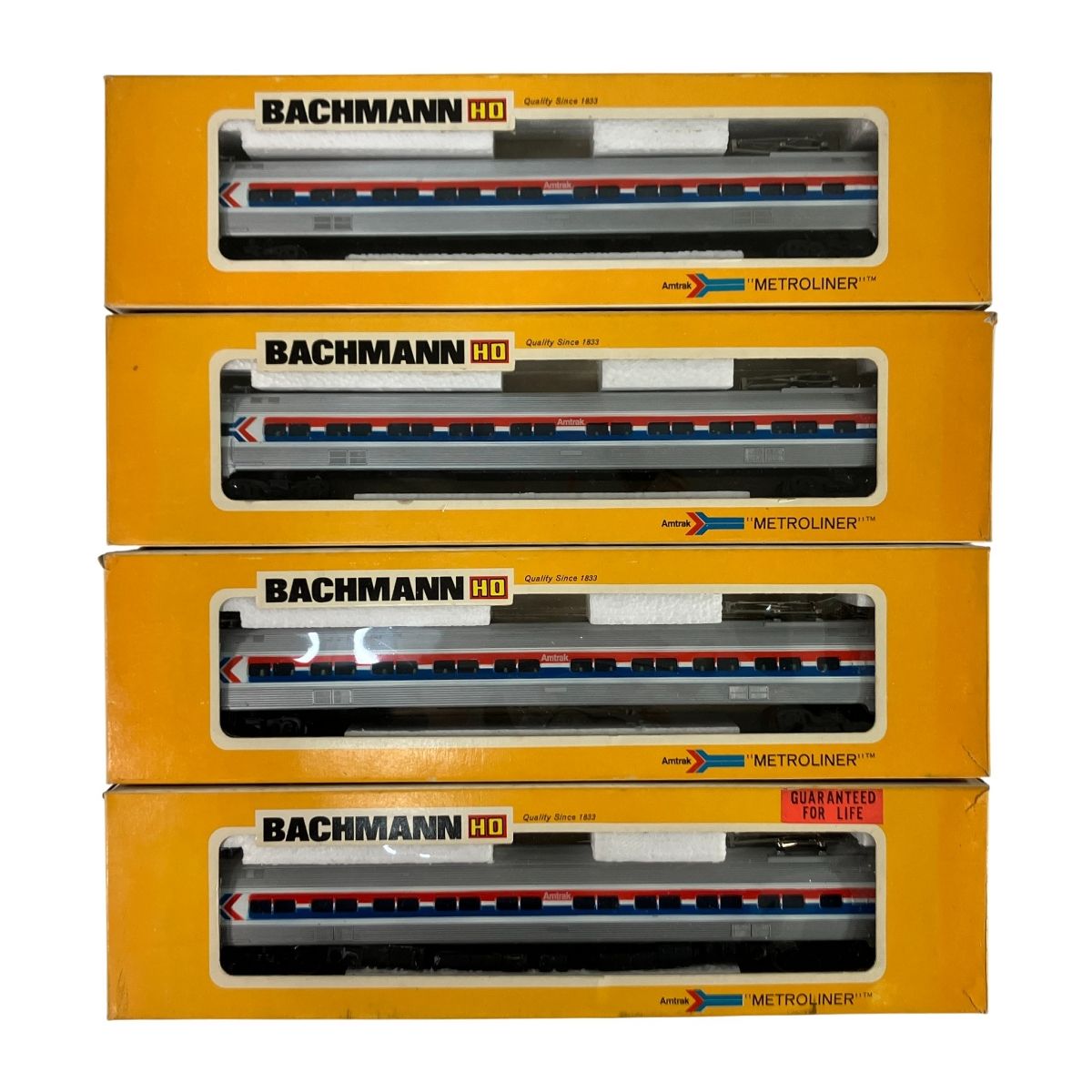 Bachmann Amtrak アムトラック メトロライナー 4両セット HOゲージ 鉄道模型 N10518325