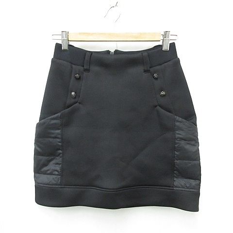 マークアンドロナ MARK LONA ゴルフ スポーツウエア スカート ダウン 防寒 黒 ブラック 36