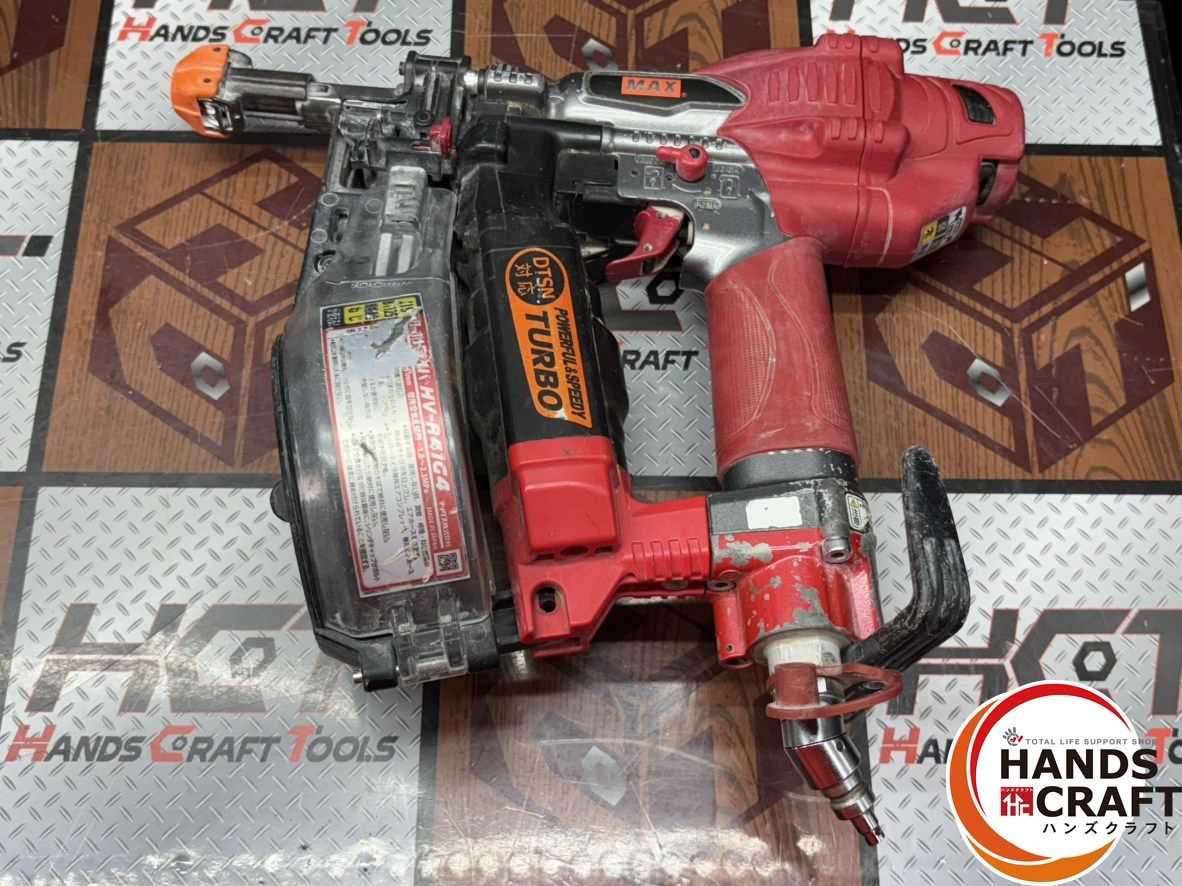 〇 マックス MAX HV-R41G4 ターボドライバ 高圧ねじ打機 ハンズクラフト佐賀