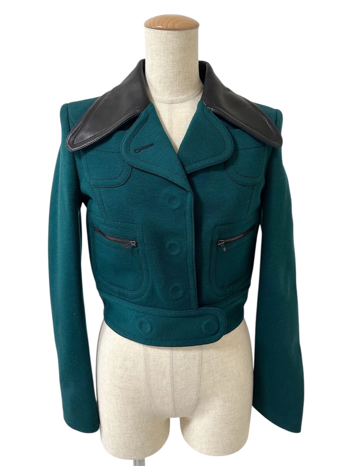 Maison Margiela メゾンマルジェラ レザー ウール ジャケット