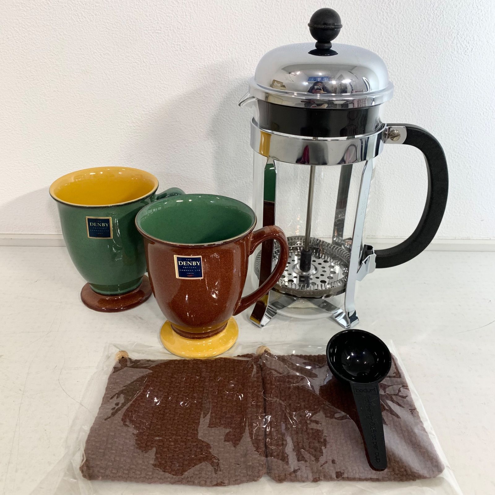 新品】ボダム（Bodum）フレンチプレスコーヒーメーカー DENBY デンビー