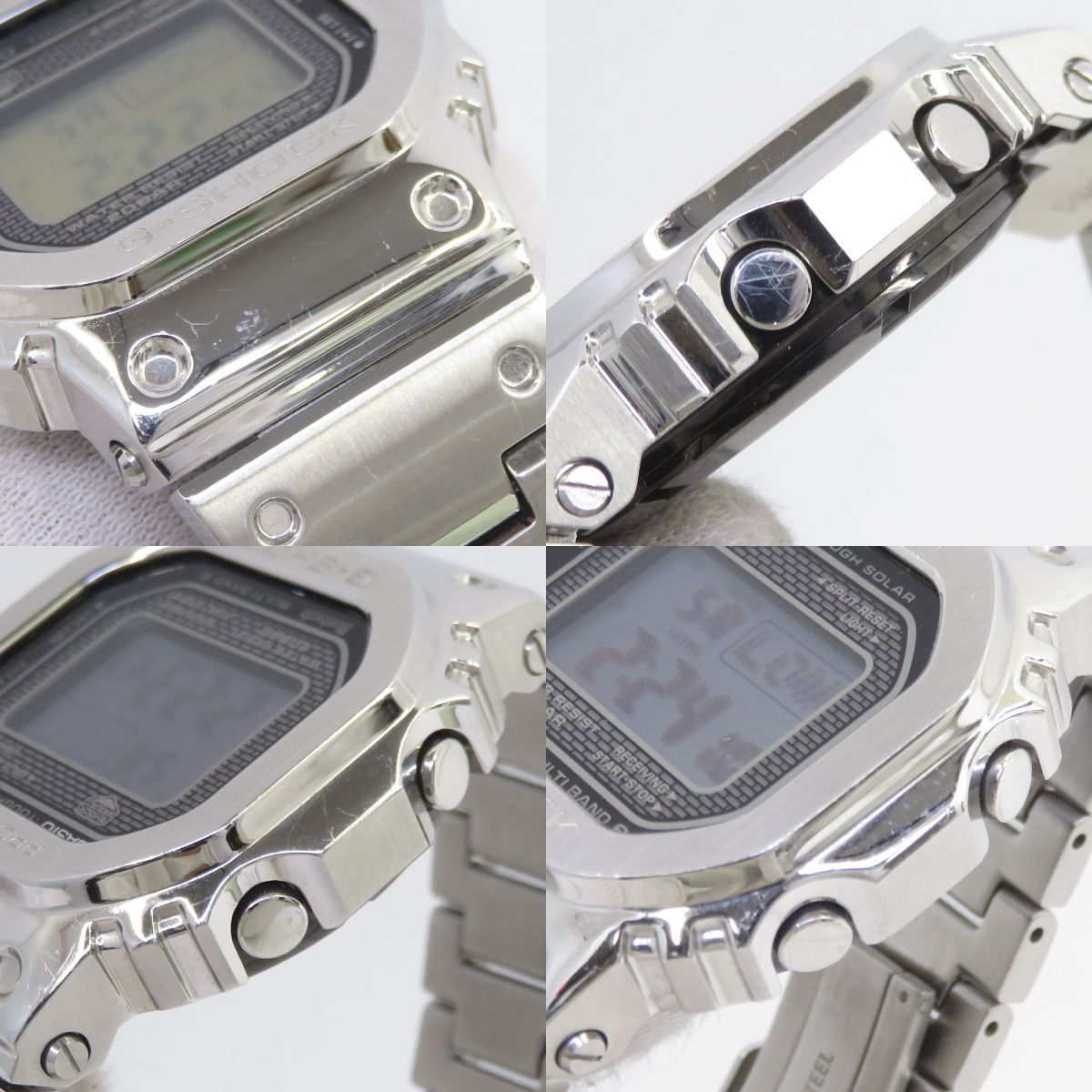  CASIO カシオ G SHOCK Bluetooth対応 モバイルリンク フルメタル GMW B 5000 D 1 JF 電波ソーラー 腕時計 腕時計(クォーツ) 腕時計(アナログ)
