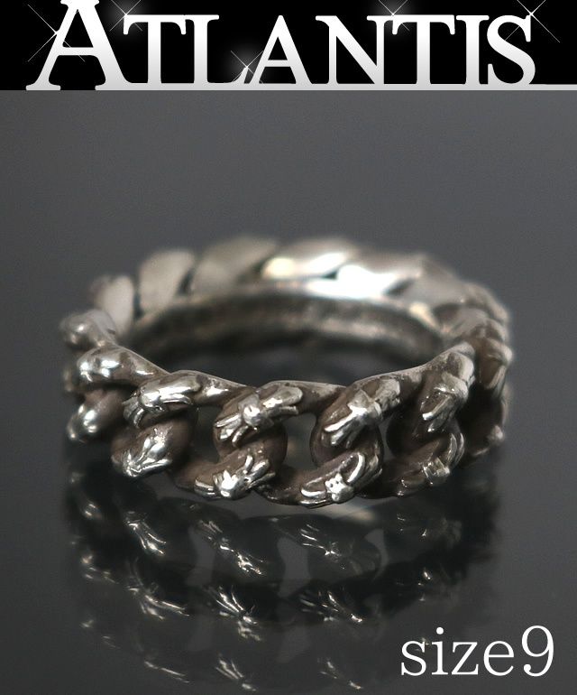 CHROME HEARTS 銀座店 クロムハーツ エクストラファンシー リング 指輪 メンズ シルバー SV925 約9号 100922
