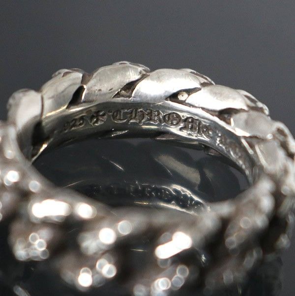 CHROME HEARTS 銀座店 クロムハーツ エクストラファンシー リング 指輪 メンズ シルバー SV925 約9号 100922 WWW_SHINETEETH_COM
