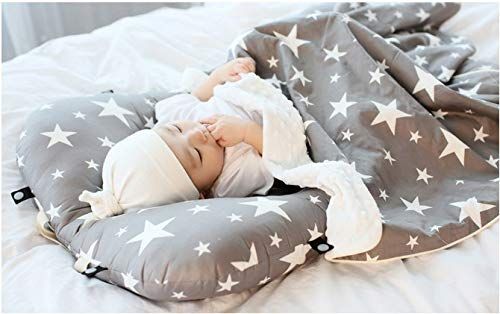 フィット感のある LITTLE SEEDS リトルシード ポータブルベビーベッドセット twinkle star pink M