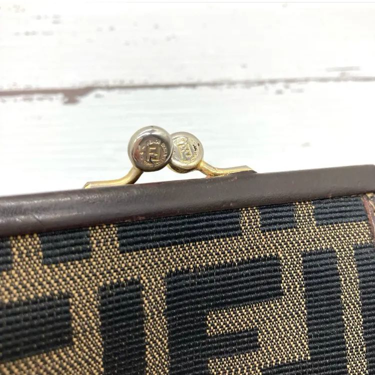 キャンバス×レザー コインケース小銭入れ