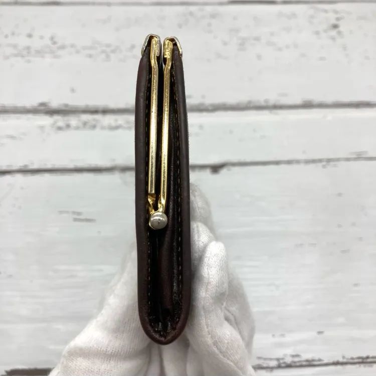 キャンバス×レザー コインケース小銭入れ